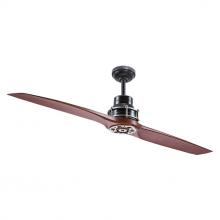 Sound Interiors Items 35152 - 2 Blade 56" Downrod Mount Indoor Ceiling Fan