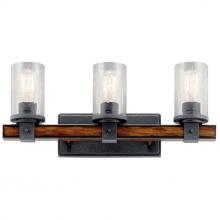 Sound Interiors Items 37418 - Barrington 3 light vanity, distressed black