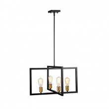 Sound Interiors Items LIT2434BK-GD - Alcona Pendant - Lit Up Lighting
