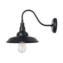 Sound Interiors Items LIT60186BK - Woodland 10"Gooseneck Blk - Lit Up Lighting