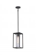 Lit Up Lighting LIT7805BK - 5", 1x60W E26 Square flush mount with cast aluminum in black finish with white acrylic diffuser