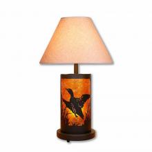  M60164AM-KR-97 - Cascade Table Lamp - Loon - Amber Mica Shade - Black Iron Finish