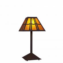  M62472AM-28 - Rocky Mountain Desk Lamp - Eastlake - Amber Mica Shade - Dark Bronze Metallic Finish