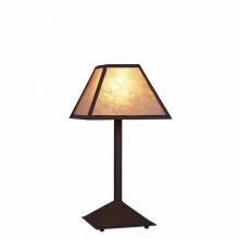  M62479AL-28 - Rocky Mountain Desk Lamp - Northrim - Almond Mica Shade - Dark Bronze Metallic Finish