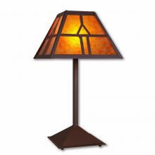  M62573AM-27 - Rocky Mountain Table Lamp - Westhill - Amber Mica Shade - Rustic Brown Finish