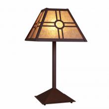  M62574AL-27 - Rocky Mountain Table Lamp - Southview - Almond Mica Shade - Rustic Brown Finish