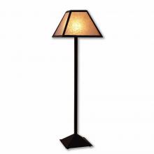  M62679AL-97 - Rocky Mountain Floor Lamp - Northrim - Almond Mica Shade - Black Iron Finish