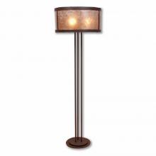  M69301AL-27 - Kincaid Floor Lamp - Rustic Plain - Almond Mica Shade - Rustic Brown Finish