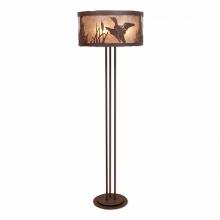  M69364AL-27 - Kincaid Floor Lamp - Loon - Almond Mica Shade - Rustic Brown Finish