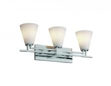 Justice Design Group FSN-8703-10-WEVE-CROM - Aero 3-Light Bath Bar
