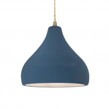Justice Design Group CER-6563-MID-ABRS-BEIG-TWST - Medium Droplet 1-Light Pendant