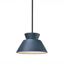 Justice Design Group CER-6420-MID-MBLK-RIGID-LED1-700 - Trapezoid 1-Light LED Pendant