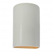 Justice Design Group CER-5260W-MTGD-LED1-1000 - Large ADA LED Cylinder - Closed Top (Outdoor)