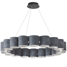  CTL-3663C-MB-500 - 63W Chandelier, MB w/ GRY Shade