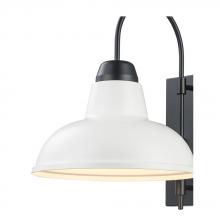 Trans Globe 51501 BK-WH - Gaviota Outdoor Wall Lights Black/White