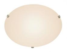 Trans Globe 58708 BN - 4LT FLUSH-20""-3 CLIPS-WHITE F