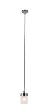 Trans Globe 70330 BN - 1LT-MINI PENDANT-BRUSHED NICKE