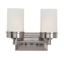 Trans Globe 70332 BN - 2LT-BATH BAR-BRUSHED NICKEL-WH