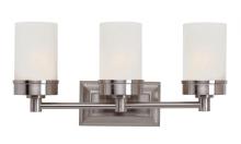 Trans Globe 70333 BN - 3LT-BATH BAR-BRUSHED NICKEL-WH