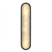Trans Globe LED-22652 BK - Minerva LED 22" Spanish Alabaster Wall Sconce