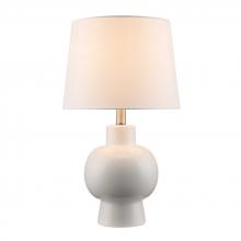 Trans Globe RTL-9112 WH - 1LT TABLE LAMP-WHITE