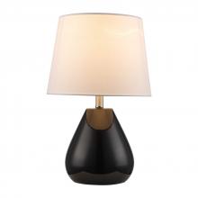 Trans Globe RTL-9113 BK - 1LT TABLE LAMP-TAPERED-BLACK