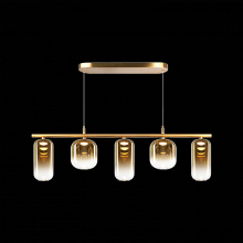 Matteo Lighting C37405AGAG - Refrax Aged Gold Brass Pendant