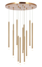 Matteo Lighting C63112AG - Reigndrop Aged Gold Brass Pendant