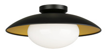 Matteo Lighting M13121BKOP - Hatley Black Ceiling Mount