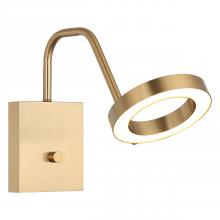 Matteo Lighting S12811AG - Realm Aged Gold Brass Wall Sconce