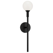 Matteo Lighting W64801BKOP - Candlestix Black Wall Sconce