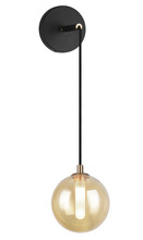 Matteo Lighting W81001AM - Magma Amber Wall Sconce