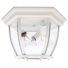  9802BK - 3 Light Outdoor Flush Mount