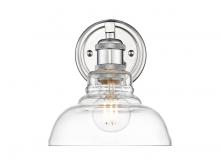 Golden Canada 0305-BA1 CH-CLR - Carver 1-Light Vanity Light in Chrome with Clear Glass