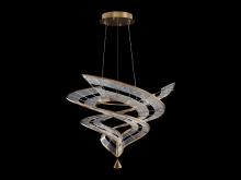 Golden Canada 1468-M BCH - Aurora LED Medium Pendant in Brushed Champagne