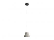 Golden Canada 2419-8 GCT - Clarus 8" LED Pendant in Grey Cement