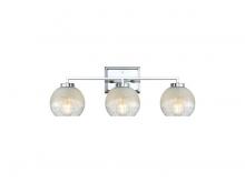 Golden Canada 3094-BA3 CH-ALA - Elliott 3-Light Vanity Light in Chrome with Alabaster Shade
