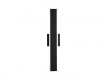 Golden Canada 4072-OWL24 SNB - Obsidian LED 24" Wall Sconce - Outdoor in Sand Black