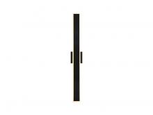 Golden Canada 4072-OWL36 SNB - Obsidian LED 36" Wall Sconce - Outdoor in Sand Black