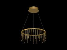 Golden Canada 5461-18 SSG - Lucerna 18" LED Chandelier in Stainless Steel Gold