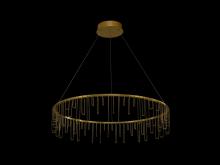Golden Canada 5461-32 SSG - Lucerna 32" LED Chandelier in Stainless Steel Gold