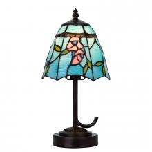  BO-3117AC - 40w Metal/Resin Tiffany Accent Lamp With Inline Switch