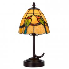  BO-3118AC - 40w Metal/Resin Tiffany Accent Lamp With Inline Switch