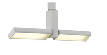  HT-634-2-WH - Dimmable 35W intergrated LED Track Fixture. Lumen 2850, 4000K