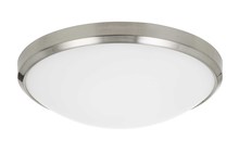  LA-710 - integrated LED 25W, 2000 Lumen, 80 CRI, Dimmable Ceiling Flush Mount With Glass Diffuser