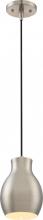 Nuvo 62/837 - Vessel - LED Mini Pendant - Brushed Nickel Finish