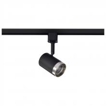  TH638 - 12 Watt LED Small Cylindrical Track Head; 3000K; Matte Black and Brushed Nickel Finish