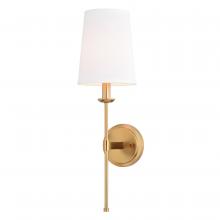  W0448 - Camden 6-in 1 Light Wall Light Natural Brass