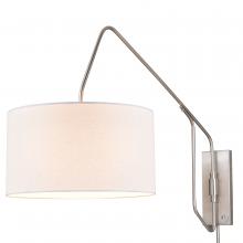  W0326 - Marcin 18-in Swing Arm Wall Light Satin Nickel