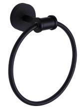 Canarm BA102A07BK - Carson Towel Ring - Black